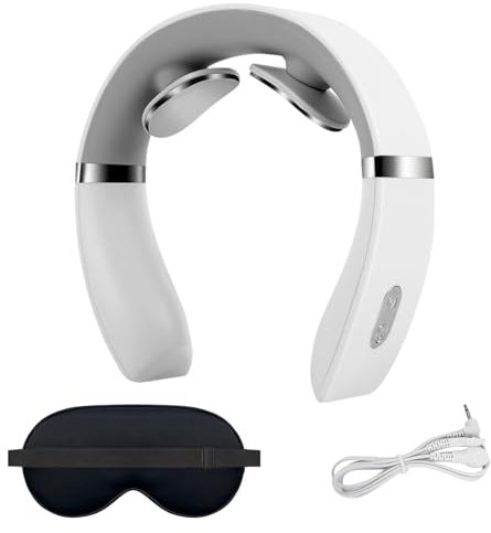 nnOuOnn Portable Neck Massager, 2025 New relaxnecker, 10 Modes, 16 Intensities, Heat Therapy, Neck Pain Relief