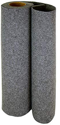 OLIVO.shop Passatoia per Eventi, Passatoia Rotolo Tappeto, Passatoie Matrimonio, Cerimonia, Feste, Moquette da Esterno, al Metro, Antiscivolo, Passerella ROMOQU (GRIGIO, 1x5 MT)
