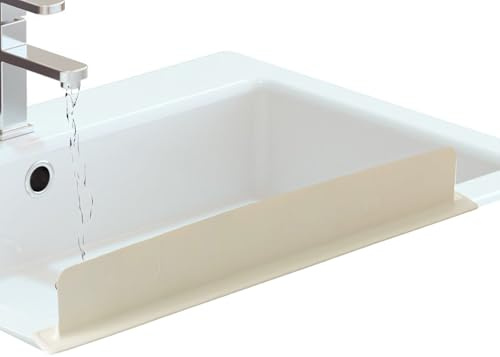 Protector de Salpicaduras de Silicona para Fregadero, Protector de Salpicaduras de baño de Silicona, Resistente al Calor, Control de olores, a Prueba de arañazos, Accesorios de Cocina para Mantener