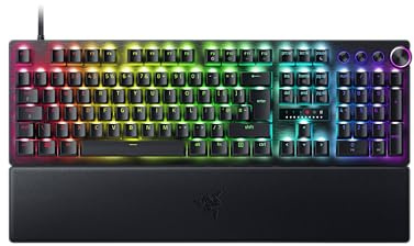 Razer Huntsman V3 Pro 8KHz - Full Size PC Gaming Keyboard - 8KHz HyperPolling - Analog Optical Switches - actuation 0,1-4,0mm - Snap Tap - Rapid Trigger - QWERTZ UK Layout | Black