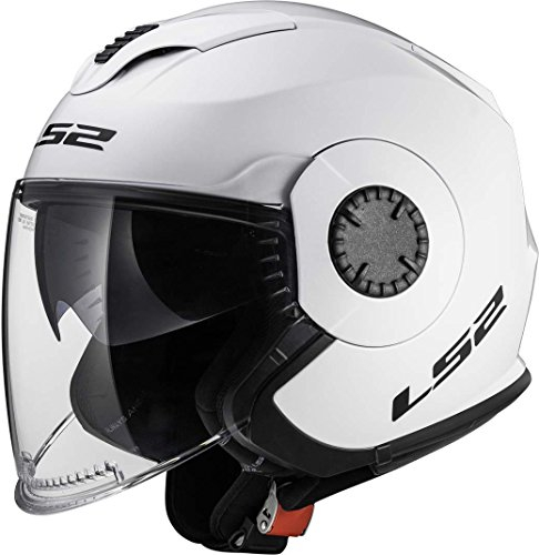LS2 Motorradhelm VERSO, Weiß, Größe S