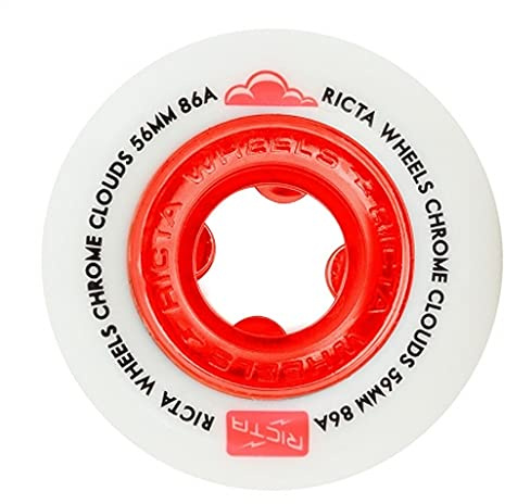 Ricta 56mm Chrome Clouds Red 86a Wheels