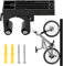 Verstellbare Fahrradaufhängung Wand, Wandhalterung Fahrrad-Aufbewahrungssystem, Fahrradhalter Parkschnalle Für Platzsparende Aufbewahrung (Schwarz)