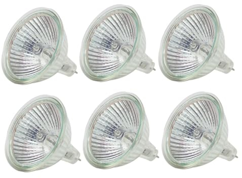 ShuoHui MR16 Halogen-Leuchtmittel 12V 35W GU5.3 Fassung mit zwei Stiften, dimmbar, warmweiß, 2700 K (6)