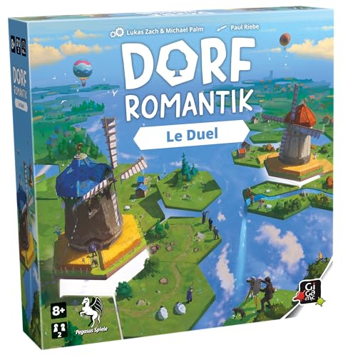 Gigamic - Dorfromantik Le Duel – Wettbewerbsversion für 2 Spieler – ab 8 Jahren