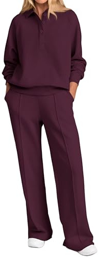 PRETTYGARDEN Women Fall 2 Piece Outfits Sweatsuits Lounge Sets