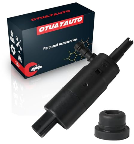 Waschwasserpumpe Kompatibel mit E36, E38, E39, E46, E60, E61, E63, E65, E66, E67, E71, E72, E81, E82, E84, E85, E86, E87, E90, E91, E92, E93, OTUAYAUTO Scheibenwaschpumpe für Scheibenreinigung