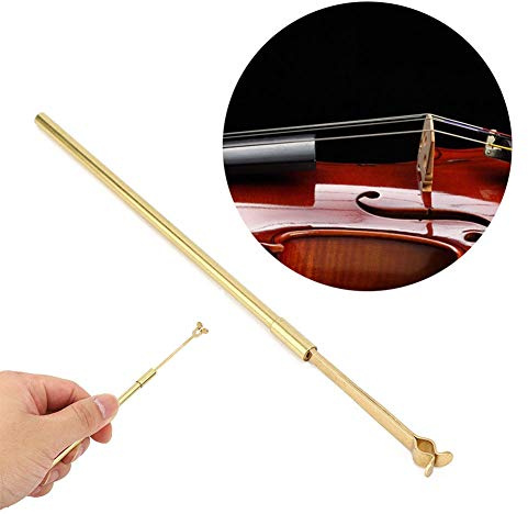 Violin Clamp Luthier Tool Mässing Guldljudpost Mätning Lätt 20 Cm