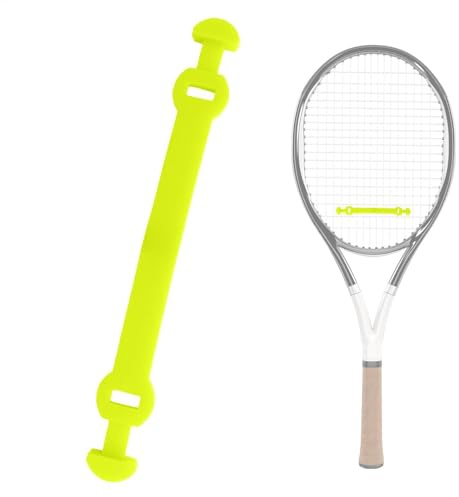 Vibrationsdämpare tennis, långt spänne typ silikon racket dämpare – rackettillbehör för stötdämpning, tennistillbehör för spelare