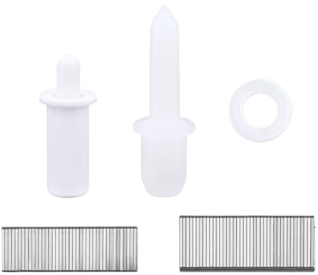 140pcs Plantation Shutter Repair Tools, Include 20pcs Repair Pins, 20 Spring Loaded Shutter Pins, 40 Shutters Louvers Long Staples & 40 Short Staples, 20 Washers