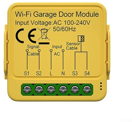 Garagedörröppnare styrenhet för Tuya, WiFi-omkopplare, fjärrkontroll, tidsinställd rullslutare smart hemautomatiseringssystem (Z)