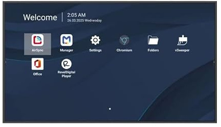 ViewSonic CDE8614-2C, 86, ProAV-integration, UHD 4K, W129183094 (Integration, UHD 4K (3840x2160), 500nits, Android 14, Quad-Core SoC, 24/7, USB-C, 4 GB RAM/32 GB)