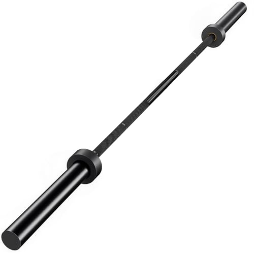 SPORTNOW Barre Olympique de 50 mm Acier Finition Mate Prise Moletée 200 kg