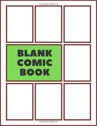 Blank Comic Book: Create This Book for Drawing Your Own Character with Variety of Templates, Sketchbook for Kids (Volumn 28)