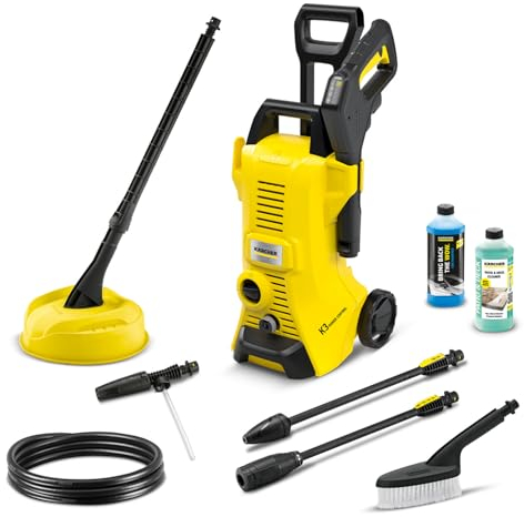 Kärcher K 3 Power Control Car & Home pressure washer, pressure: max. 120 bar, flow rate: 380 l/h, area: 25 m²/h, weight: 4.4 kg, high-pressure gun, dirt blaster, spray lance, Car & Home Kit
