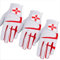 Sports Gear Ltd 3er-Pack Herren-Golfhandschuhe aus Cabretta-Leder, für alle Wetterbedingungen, weicher Griff, atmungsaktiv und bequem, Rechts- und Linkshänder-Golfspieler England, Linke Hand, ML