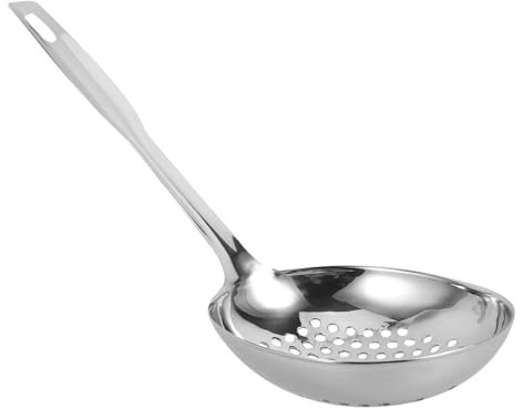 OKUMEYR Colador De Cocina De Acero Inoxidable Cuchara Ranurada Multifuncional Para Filtrar Pasta Verduras y Freír Resistente Altas Temperaturas Para Uso Doméstico y Profesional