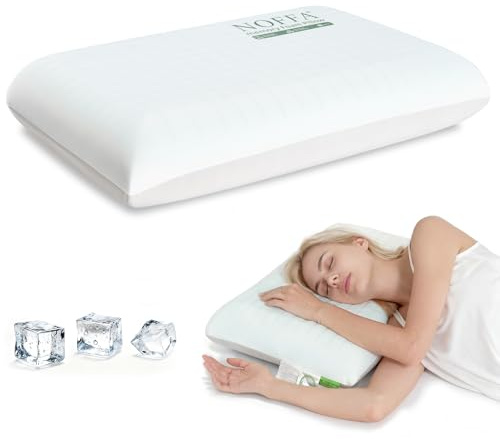 NOFFA Almohada Viscoelástica, Almohada 60x40x10cm, Almohada Dormir de Lado, Transpirable y Suave