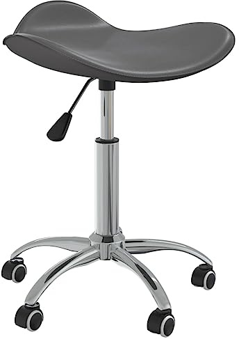 Genérico Taburete de salón de Belleza de Cuero sintético Gris,Economía e Industria,Peluquería y cosmética,Sillas de peluquería-323688