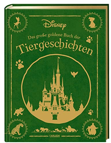 Disney: Das große goldene Buch der Tiergeschichten: 20 Vorlesegeschichten ab 4 Jahren mit den beliebtesten Disney-Tieren in einem hochwertigen Sammelband (Die großen goldenen Bücher von Disney)