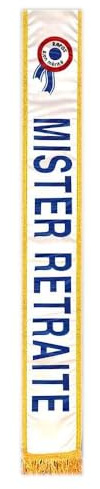 Surprisez-vous SV ÉCHARPE Mister Retraite Bleu