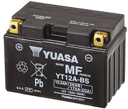 Yuasa YT12A 12V 175 CCA Hochleistungs-VRLA Motorradbatterie