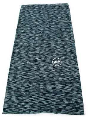 BISOMO HAD Multifunktionstuch 'Solid Stripes', Schlauchtuch, Farbe 'Alex' Muster Grün, Grau, Schwarz, nahtlos, Einheitsgröße Schlüsselband