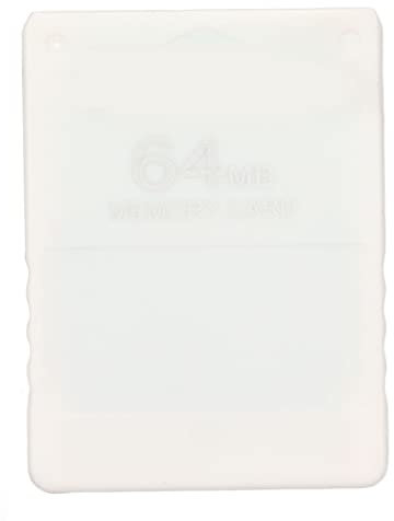 Speicherkarte für, 64 MB Hochgeschwindigkeits-Speicherkarte für Spiele FMCB V1.966 Externe Plug-and-Play-Datenkarte für die 2-Spielekonsole(Weiß)