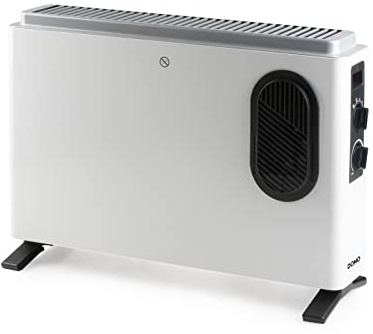 Konvektor elektrisk uppvärmning svart 4 steg 2000 watt 54 x 37 cm