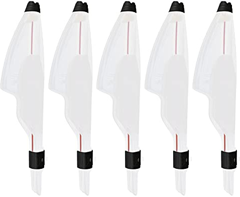 POENVFPO Fishing Rod Tip Cap, 5pcs Plastic Telescopic Fishing Pole Tip Protector Cover for Fishing Rods Accessories