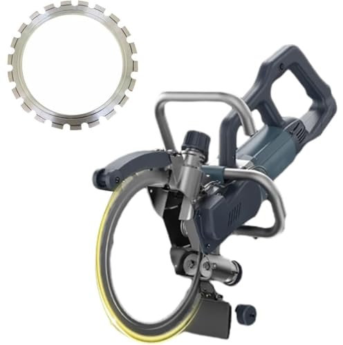 Macchina Elettrica per Scanalature a Muro 8800W, Scanalatrice da Muro, Fresa per CalcestruzzoElettrica con Lame a Disco, profondità di Taglio 270mm, 3000 Giri/Min
