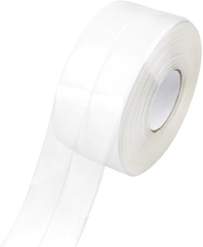 KMKANPO 1 Rollo 38mm x 3.2m cinta adhesiva impermeable,cinta selladora baño,cinta impermeable autoadhesiva,Cinta Baño Selladora,para Baño,Bañera,Cocina,Fregadero,Pared(Transparente)