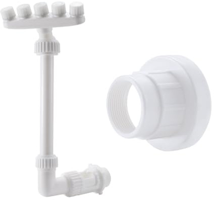 Fuente de piscina ajustable con 5 boquillas, fuente de agua para piscina, aspersor de cascada, para estanque de peces, jardín, natación, fuentes de agua, accesorios