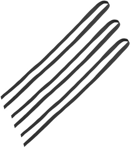 BESPORTBLE 3 Cinturones De Artes Marciales para Entrenamiento Taekwondo Kickboxing Judo Karate Y Kung Fu Color Negro