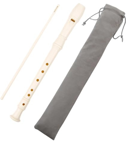 Vuxeninspelare Plastblockflöjt Med Sammetsväska Sex Hål Och Åtta G Typ Sopran Nybörjare Vuxen Instrument(6-hole)