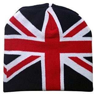 Rozgul Mens Women Unisex Union UK Jack Flag Cuffless Beanie Knitted Ski Hat