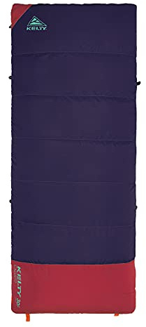 Kelty Callisto Kids 30 Degree Synthetic Insulated Sleeping Bag, Soft Shell, Stuff Sack Included for Boys and Girls