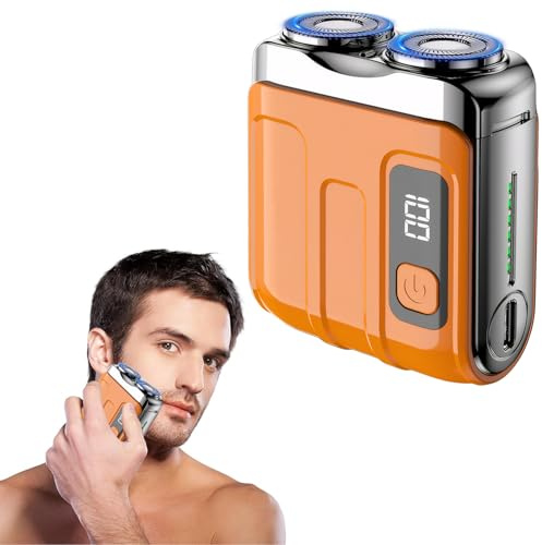 Colexy Mini rasoir électrique portable, 2025, étanche IPX7, multifonction, pour homme, nettoyage en profondeur, rasoir à capsule