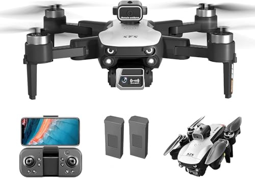 OBEST 4K kameradrönare, Balaless Motor Drone, FPV hopfällbar Quadcopter-drönare med 360° aktiv hinderundvikande, leksaker och presenter för barn och vuxna