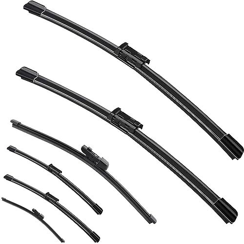 3-teiliges Wischerset für vorne und hinten-Passend für Skoda Kodiaq 2016-2020, 24+21+13 - Scheibenwischerset für gute Übersichtlichkeit