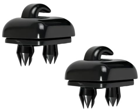 2 piezas de clip negro para parasol de Audi A4 B8 Parasol Soporte para Audi A1 A3 A4 A5 Q3 Q5 (8E0 857 562) A7 B6 B7 B8 S4 S5