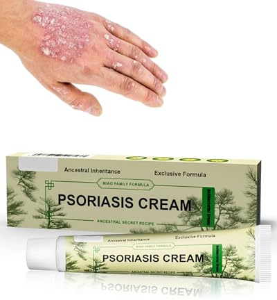 GAJUS Crema para Psoriasis Eczema y Dermatitis Alivio Rápido de Picor y Escamas en Piel Seca con Fórmula Herbal Natural Tratamiento Eficaz para Hongos en Pies y Tiña Inguinal