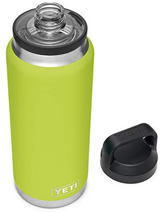 YETI Rambler 36 oz Bottle, Vacuum Insulated, Stainless Steel with Chug Cap, Chartreuse