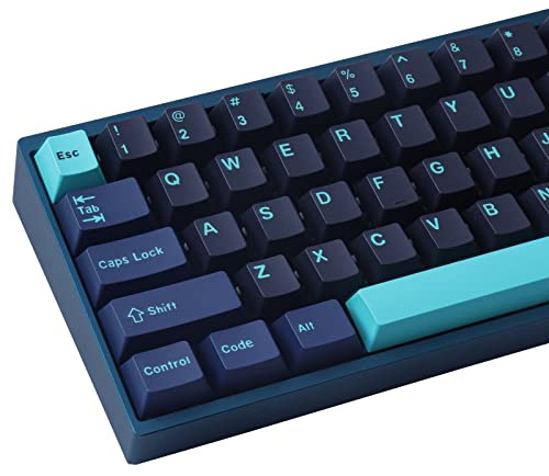 Hyekic Keycaps Double-shot ABS Keycaps 173 Keys Cherry Profile Custom Keycaps for ANSI(US)&ISO(UK) Layout Cherry MX Gateron Switches Mechanical Keyboards