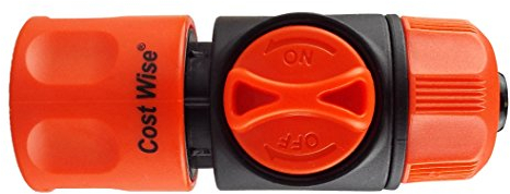 Garden Watering hosepipe Fitting with Flow Control Valve and Female Universal Click on Connection,fits All Standard 1/2 Hose Pipes