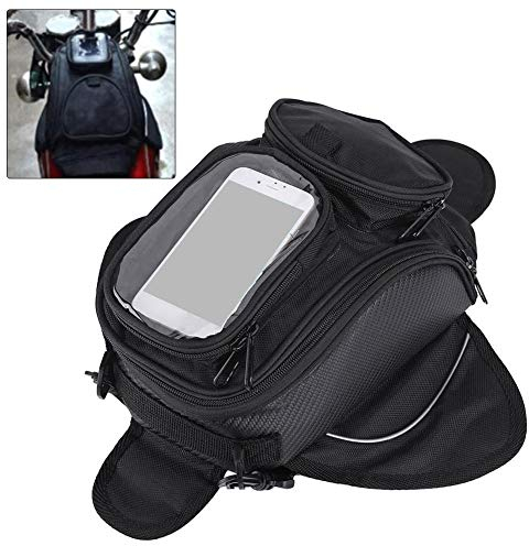 Ejoyous Tankrucksack Motorrad, Rucksack Wasserdicht Universal Motorcycle Magnetic Tank Bag High Wear 1680D Oxford Stoff Tanktasche Tasche Beintasche