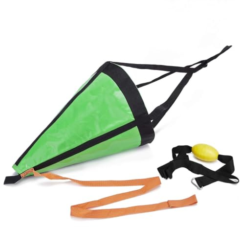 MMOPHOEXII Drift Sock Sea Anchor Drogue with Harness Buoy, Ocean Anglers Fishing Drogue Sea Anchor for Boat/Kayak/Pontoon