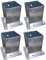 4 x Bolt Down Square Bracket for Pergola Posts Heavy Duty Hot-Dip Galvanised Post Fence Foot Base Support Size: 100mm x 100m (4inch x 4inch)