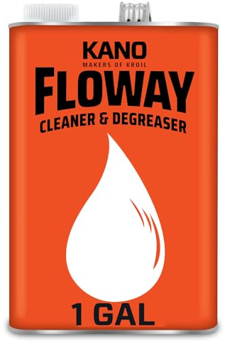 KROIL Floway Cleaner & Degreaser - Industrial Non-Chlorinated Solvent Cleaner for Grease, Asphalt & Carbon - Heavy-Duty Automotive & Machinery Degreaser - Paint-Safe - Can - 1 gal - 1 Pack (FL011)