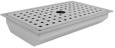 Lavello per Postazione di Lavoro, Antiscivolo Lavello da Sottopiano con Vassoio per il Drenaggio Dell'acqua, Lavello da a Ribalta per Piani D'appoggio Bar